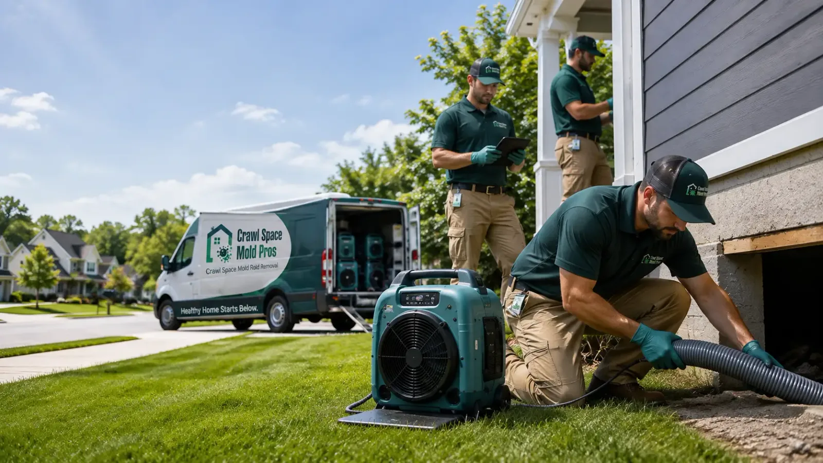 Crawl Space Mold Removal in San Ramon, CA